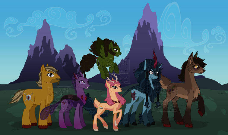 $80 6 Pony Kind Full Body with Background